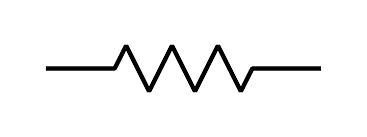 Resistor circuit symbol